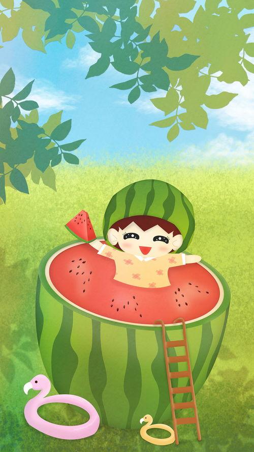 夏日吃瓜的乐趣,瓜果飘香——畅享清凉吃瓜时光